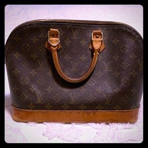Louis Vuitton Alma Monogram Satchel - Authentic!!